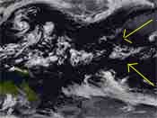 Pacific Ocean Weather, August 1992