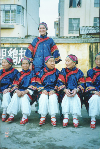 Standing Tall among Chinese Bound Feet Women