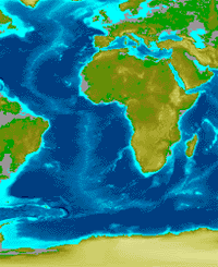 Coastal Shelf of the South Atlantic