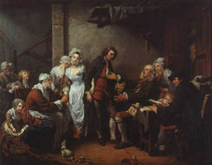 hogarth breakfast scene