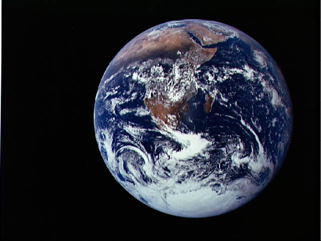 Earth in space