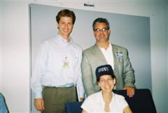 Subhi with Gabriel Mercado of HEB Mexico and Paulina Aguirre from EGADE