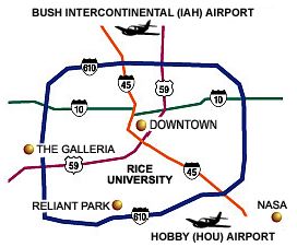 Map Compliments of Rice.edu/Maps