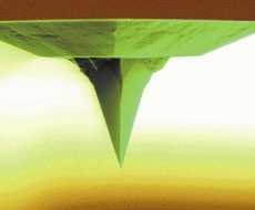 TIP OF ATOMIC FORCE
MICROSCOPE