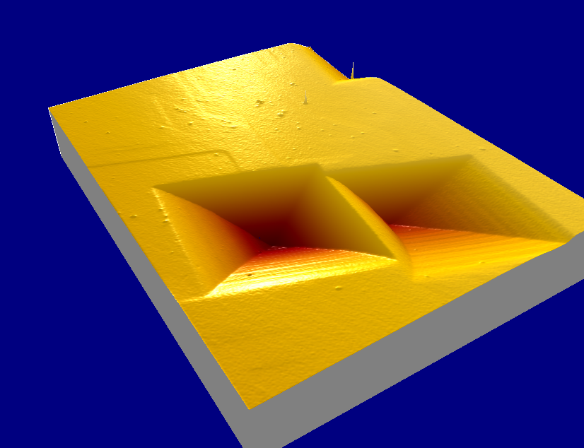 VSI data of cc screw dislocations