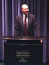 Bob Kapp Speaking at Baker Institute (1)